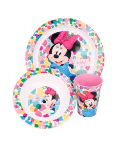 Minnie Mouse spiseset - "Colorfull"
