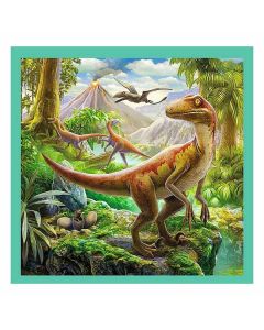 Dinosaur puslespil 3 i 1